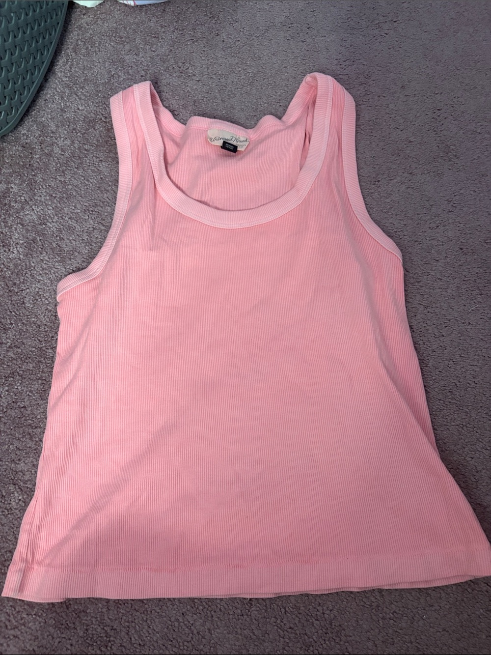 Universal Thread Light Pink Ribbed Tank Top